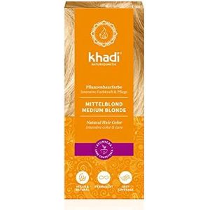 Khadi Haarkleuring Medium Blond 100 gram