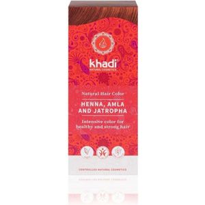 Khadi Haarkleuring Henna, Alma & jatropha 100 gram