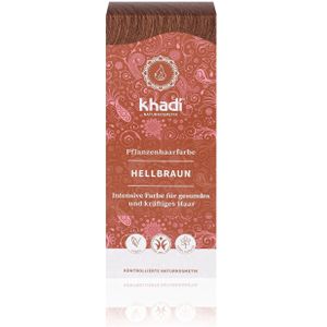 Khadi Haarkleuring Light Brown 100 gram