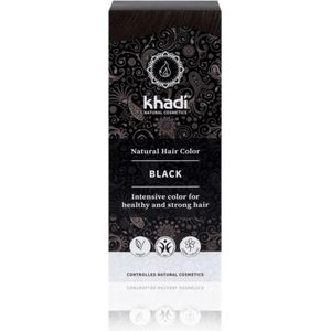 Khadi Haarkleuring Black 100 gr