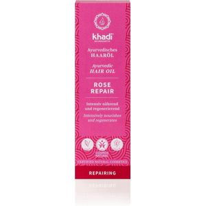 Khadi - Rose Repair - Haarolie - Regenererend - 100 ml - Natuurlijke Ingrediënten