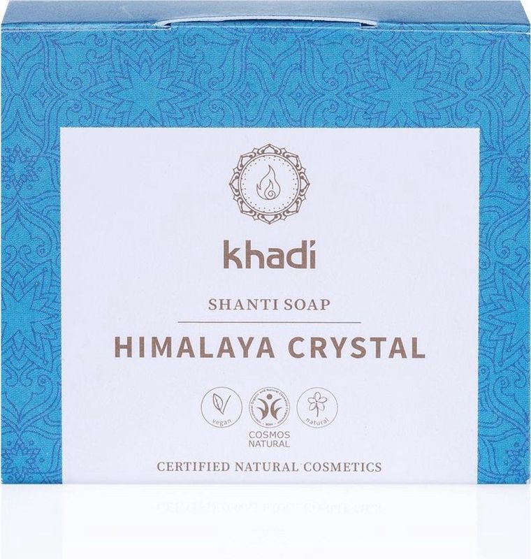 Khadi - Himalaya Crystal Shanti Soap - Handzeep - Roze - Kristalzout