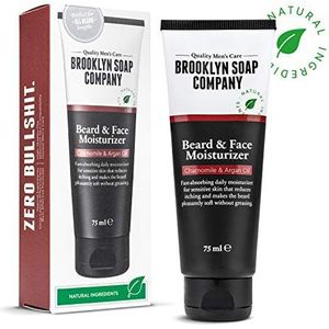 Brooklyn Soap Company 2-in-1 baardcrème/gezichtsverzorging, 75 ml