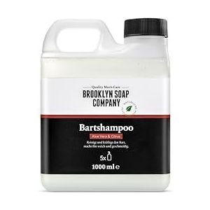 Brooklyn Soap Company Baardshampoo navulverpakking, reiniging en verzorging voor je baard