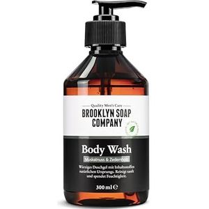 Body Wash (300 ml) · Brooklyn Soap Company · douchegel voor mannen · reinigt zacht en hydrateert ✓