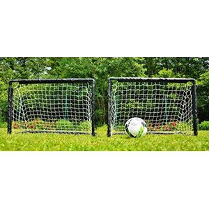 POWERSHOT Paar mini-voetbaldoelen van pvc, 0,9 x 0,6 m, praktisch vrije tijd voor jonge voetballers
