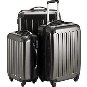 Hauptstadtkoffer - Alex - handbagage harde schalen, grafietgrijs, kofferset, kofferset