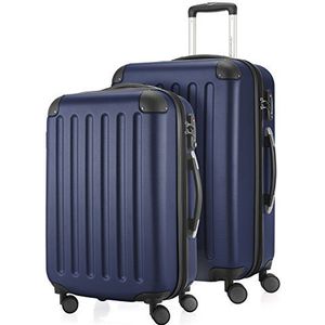 Hauptstadtkoffer kofferset het hele jaar door 15, donkerblauw, Set 55/65 cm, kofferset