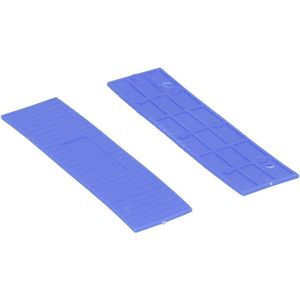 Kunststof Rasterblokje 26x2 mm blauw