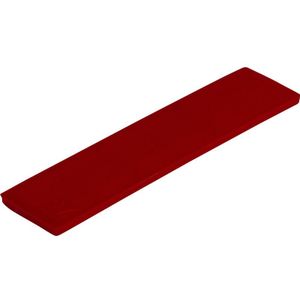 Kunststof Rasterblokje - Rood - 24x3mm - 100 Stuks