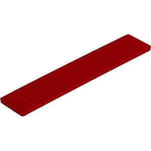 Kunststof Rasterblokje 20x3 mm rood