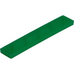 Kunststof Rasterblokje 18x5 mm groen
