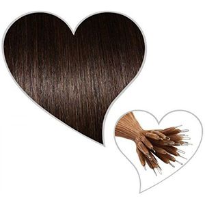 GLOBAL EXTEND® Remy Human Hair Extensions, 45-47 cm, 25 strengen 1 g echt haar, Remy haarextensies, 1 stuk (1 x 1 stuks)