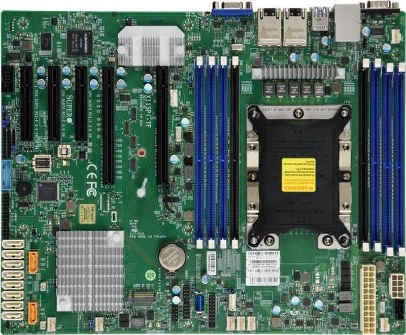 Super Micro - X11SPI-TF-B - Moederbord - ATX - Voor 3e Generatie Intel Xeon Schaalbare Processors