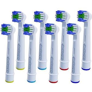 OneBuy24 - Opsteekborstels compatibel met Oral-B elektrische tandenborstels - compatibel met Precision Clean, Vitality, Professional Care (8 stuks)