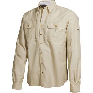 Viavesto - Senhor Eanes Overhemd - Sand - Katoen