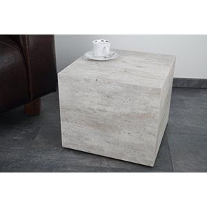 freeroom24 Salontafel / bijzettafel Oscar / beton - optiek / 40 x 40 x 42 cm