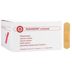 RUDADERM-universele pleisterstrips 500 stuks injectiepleister 1.9 x 7.6 cm
