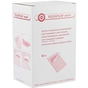 RUDAFILM steriel transparante, waterbestendige wondsnelverband, afmetingen: 25 cm x 10 cm