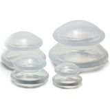 Cupping set siliconen 4-delig