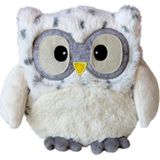 Warmies Warmte/magnetron opwarm knuffel vogel uil - Dieren cadeau artikelen - voor kinderen - Heatpack