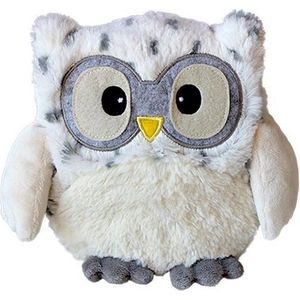 Warmies - Sneeuwuil - Knuffel - Wit - Granen en Lavendel
