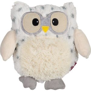 Warmte/magnetron opwarm knuffel vogel uil  - Opwarmknuffels