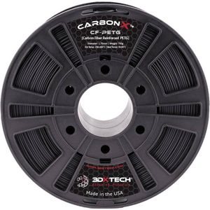3D Xtech PTG3010750BK0 CarbonX™ CF Filament PETG Compound Chemisch bestendig 1.75 mm 750 g Zwart 1 stuk(s)