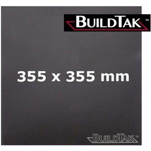 BUILDTAK Printbedcoating Original - Zwart - 355 x 355 mm - Geschikt voor 3D-printers