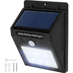 TecTake - LED Solar tuinverlichting wandlamp met bewegingssensor 401513