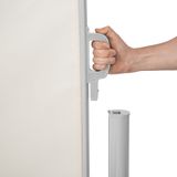 Aluminium Windscherm Uitschuifbaar met Oprolmechanisme - 200 X 300 C - Beige