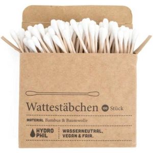 Hydrophil Wattenstaafjes Bamboe 100 stuks