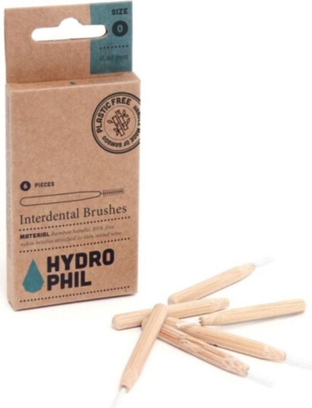 Hydrophil Tandenragers Bamboe 0,40 mm 6 stuks