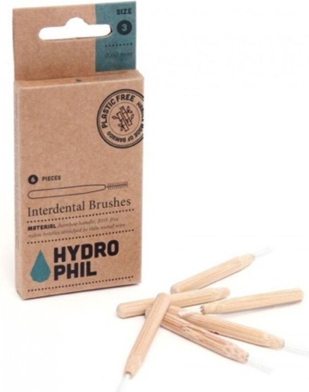 Hydrophil Tandenragers Bamboe 0,60 mm 6 stuks