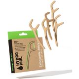 Hydrophil - Floss Sticks - Bamboe - 20 Stuks - Duurzaam Flosdraad