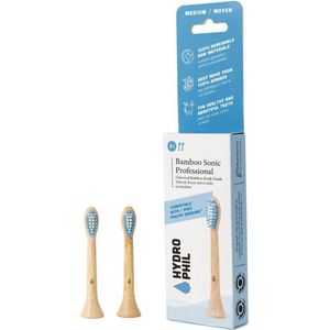 Hydrophil - Sonicare Bamboe Opzetborstels - Medium Soft - Biologisch Afbreekbaar
