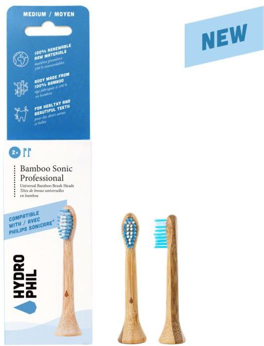 Hydrophil Sonicare Bamboe Opzetborstels Medium Soft