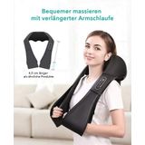 NAIPO MGS-150DC Schulter Massagegerät mit Wärmefunktion 3D-Rotation Massage Einstellbaren Geschwindigkeiten