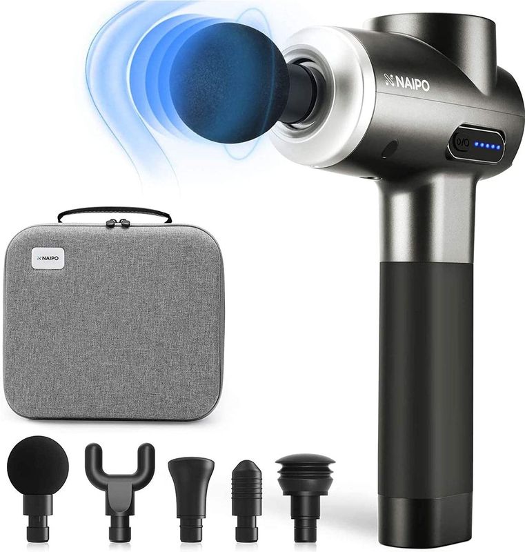 NAIPO Massage Gun Massagepistole Tiefengewebe Muskel Percussion Massagegerät
