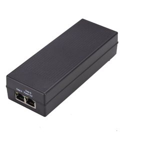 Jovision PoE Injector 30 Watt 802 af Standaard 10 100 1000 Mbits Stroombegrenzing Kortsluitzekering Endge... (802.3af (PoE), 60 W), PoE-injector