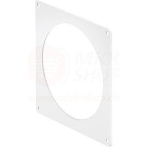 MKK Wandflens montageplaat Ø 125 mm kunststof ventilatiebuis rond kanaal buis PVC kanaal wand