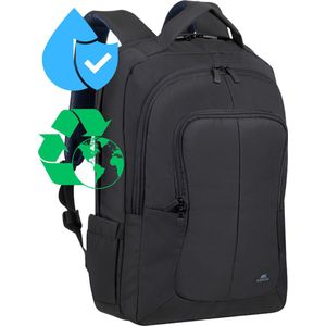 Rivacase Laptop Rugzak – Laptop – Rugzak – Waterfles – Rugzak voor professionals en studenten – Waterdicht – ECO vriendelijk – 23L – Zwart