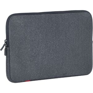 Rivacase AntiShock Neopreen Sleeve Universeel - Laptop 13 inch - Dark Gray