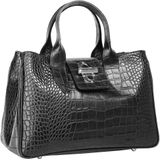 Cluty Henkeltasche, echt Leder, Made in Italy