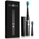 Ailoria Flash Travel Adult Sonic toothbrush Black - Ailoria Flash Travel, Adult, Sonic toothbrush, 40000 movements per minute, Daily care, Deep clean, Massage, Whitening, Black, 4 x 30 sec