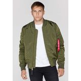 ALPHA INDUSTRIES - Ma- Tt Bomber - Donkergroen - Heren