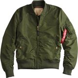 ALPHA INDUSTRIES - Ma- Tt Bomber - Donkergroen - Heren