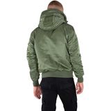 Alpha Industries - Bomberjack MA-1 Hooded - Groen - Nylon