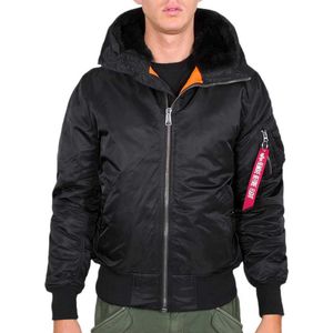 Alpha Industries - Ma-1 Jas - Groen - Nylon - Met Capuchon