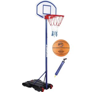 3-delig set Hornet 205 Basketbal Stand + Basketbal + Kogelpomp